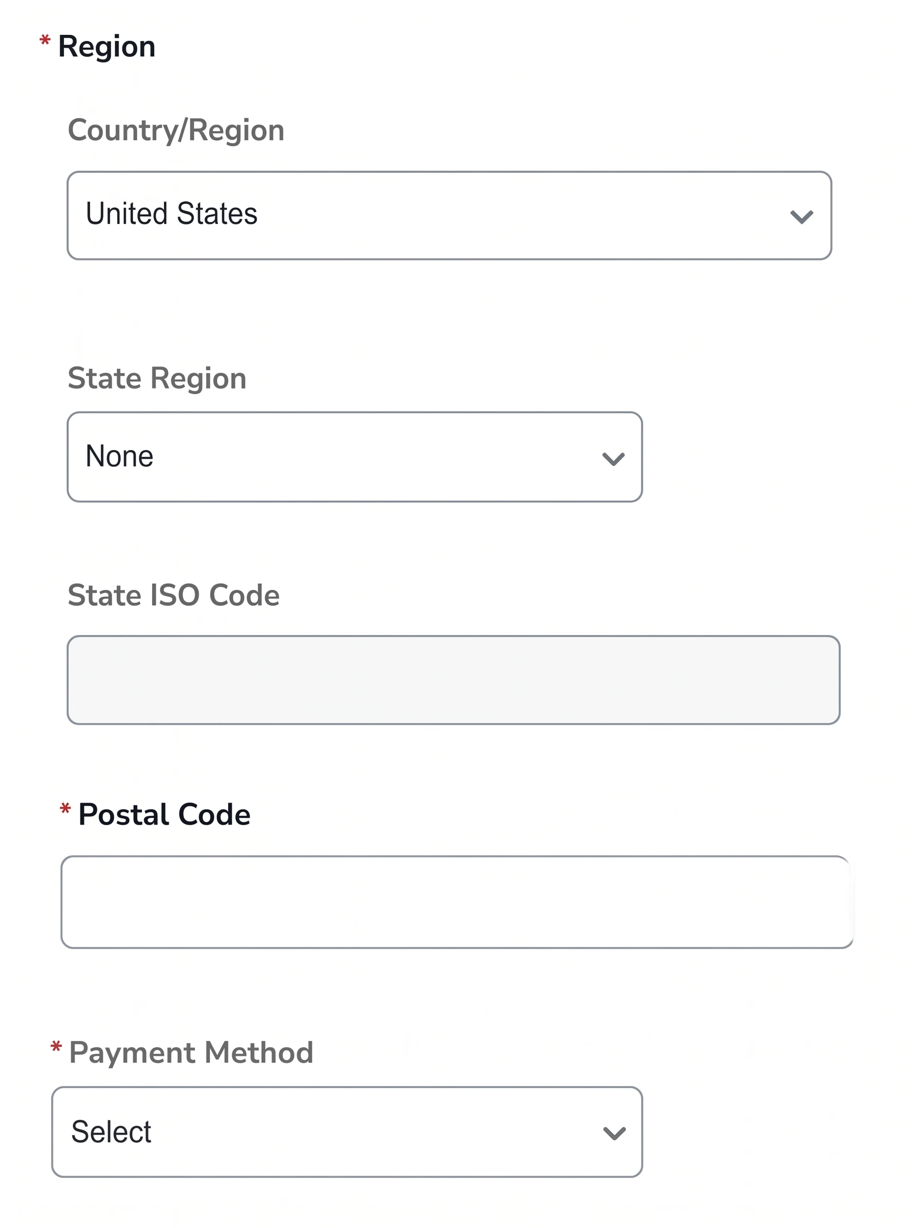 Coupa form