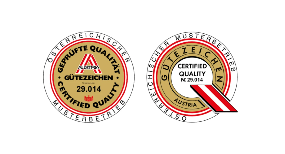 „Öster­reich­ischer Muster­betrieb“ Austria Güte­zeichen