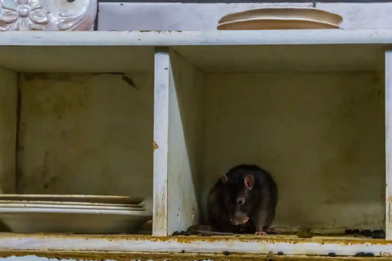 rodent on food