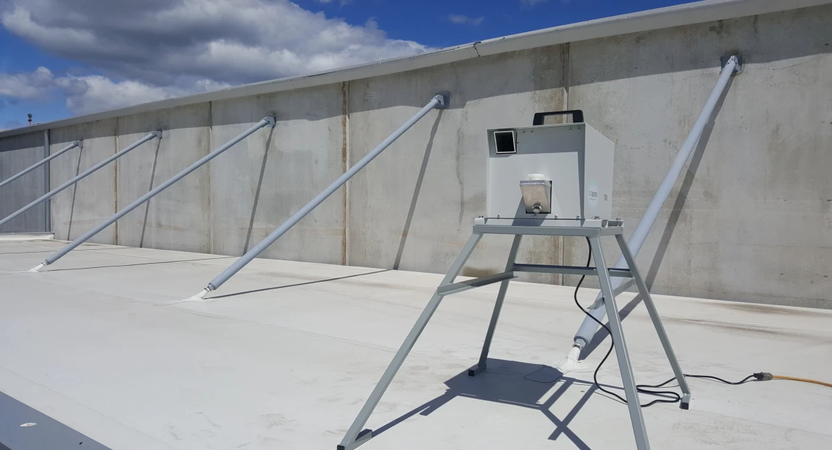 BirdBuffer on roof