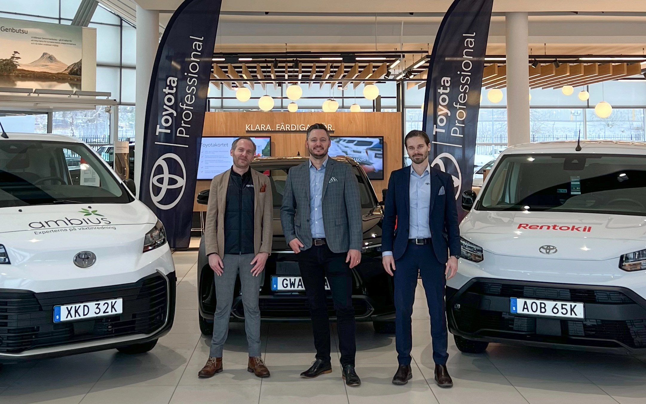 Nya Rentokil tjänstebilen från Toyota