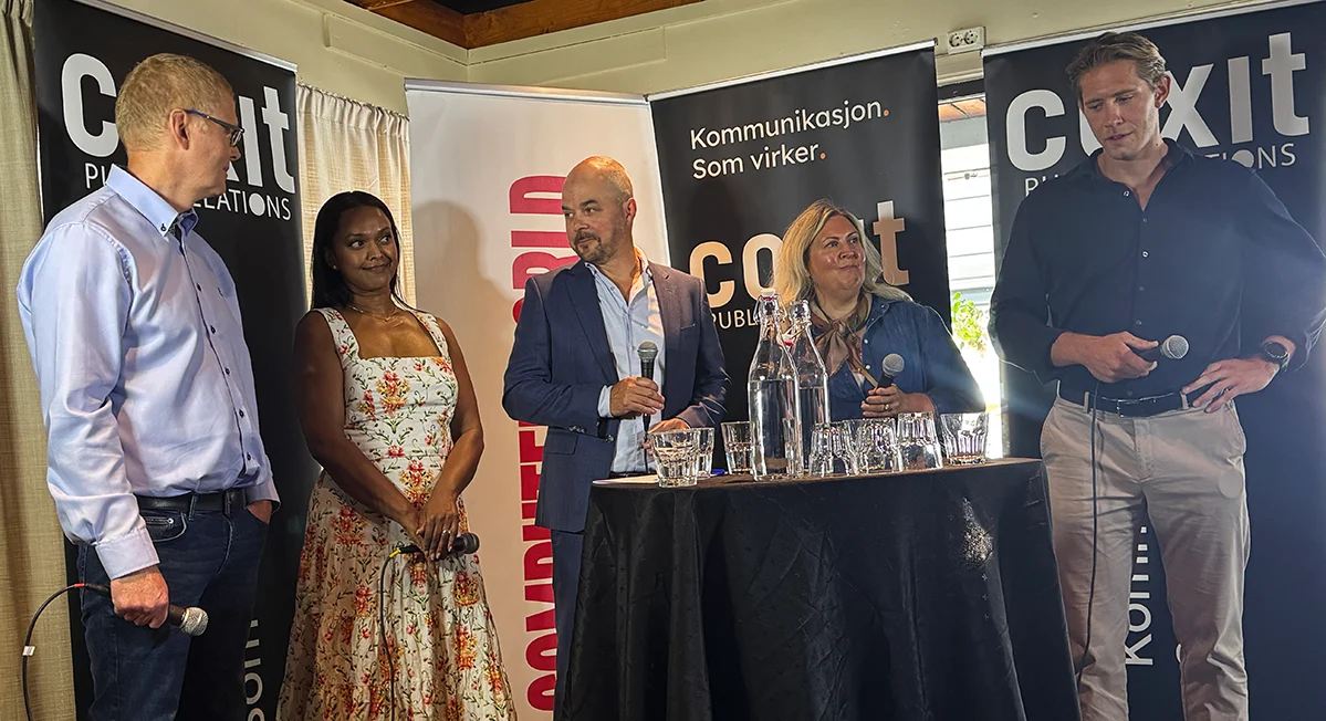 F.v. Bjørn Arne Rukke, Kamzy Gunaratnam, Stig A. Kristiansen, Linda Engen og Morten Portaas