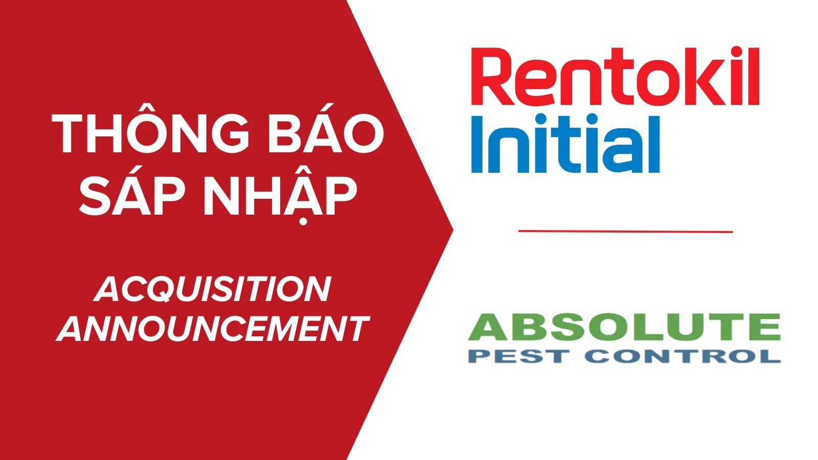 Rentokil Initial Vietnam acquisition announcement