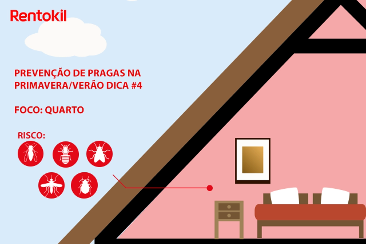 Dicas para prevenção de pragas nos quartos