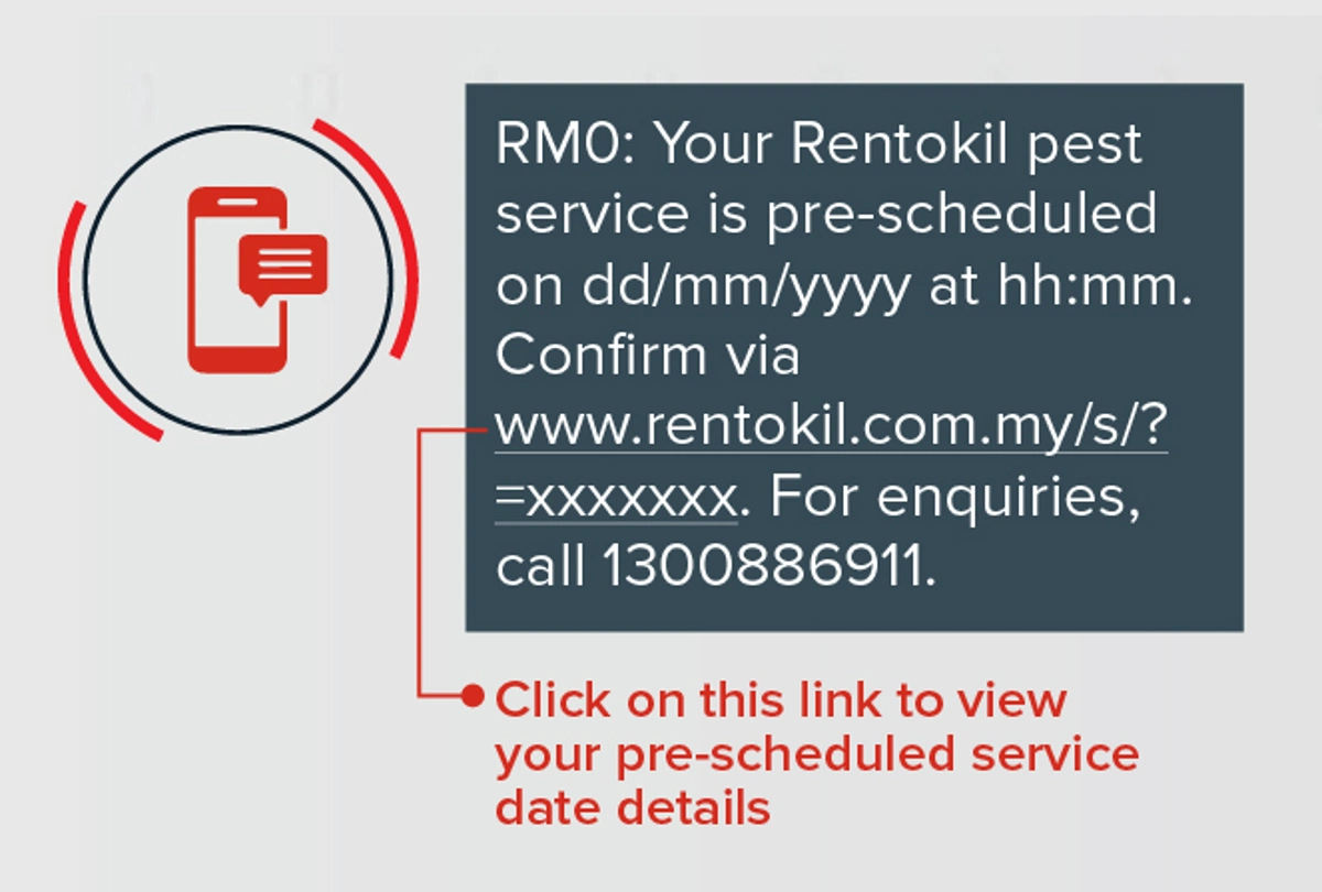 Service is pre scheduled