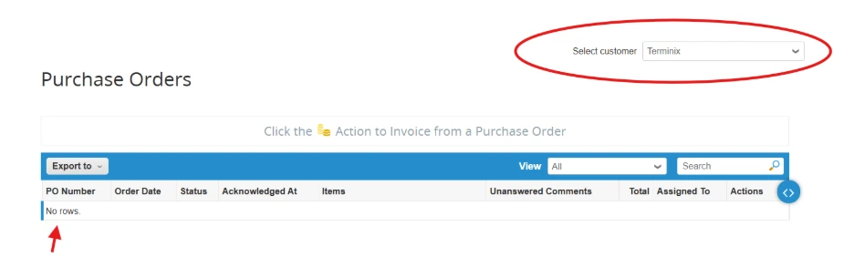 Coupa purchase orders