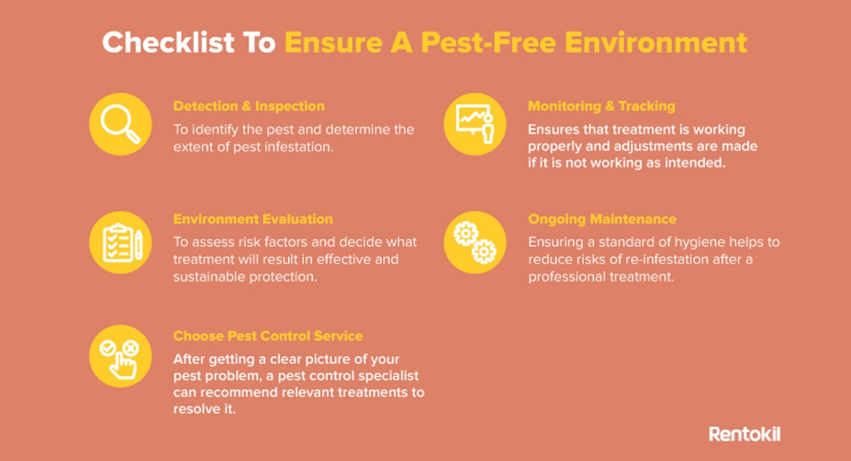Checklist To Ensure A Pest-Free Environment