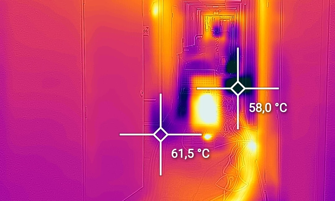 Thermal imaging during heat treatment