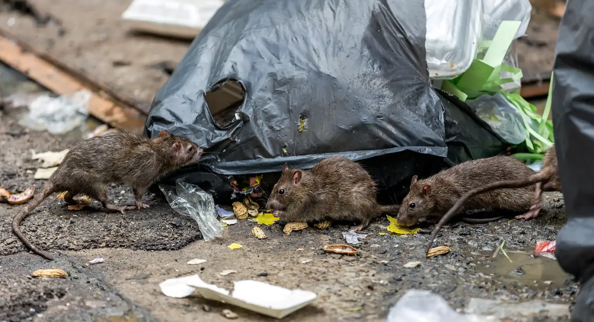 Ratten in tuin
