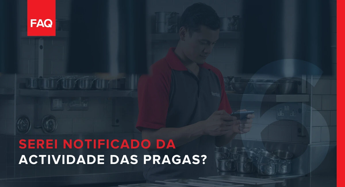 Serei notificado da actividade das Pragas?