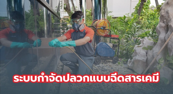 ระบบกำจัดปลวกแบบฉีดสารเคมี 