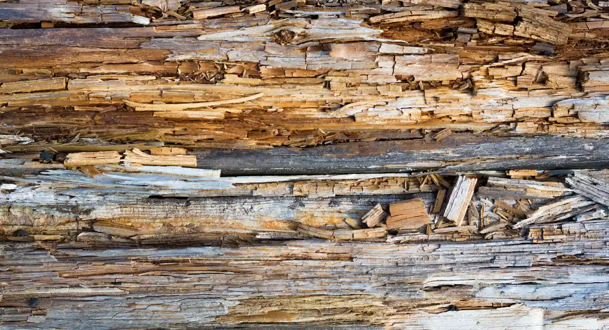 termite wood damage images